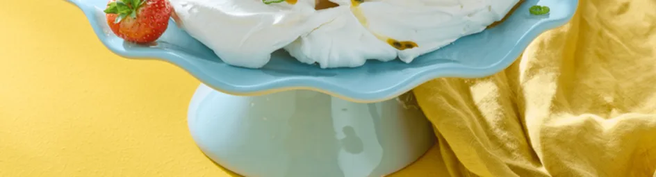 Pavlova met aardbeien