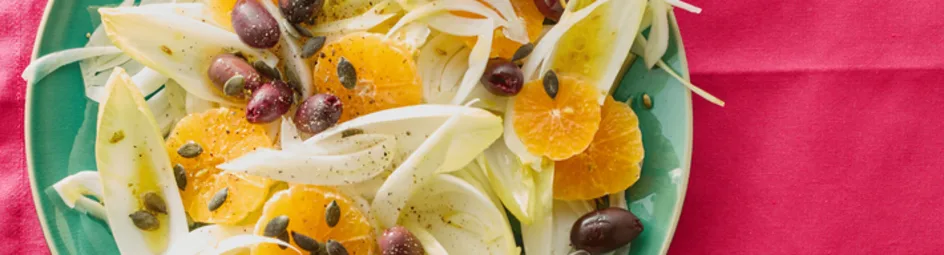 Venkel witlofsalade met mandarijn