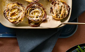 Zoete aardappelgratin met gruyère