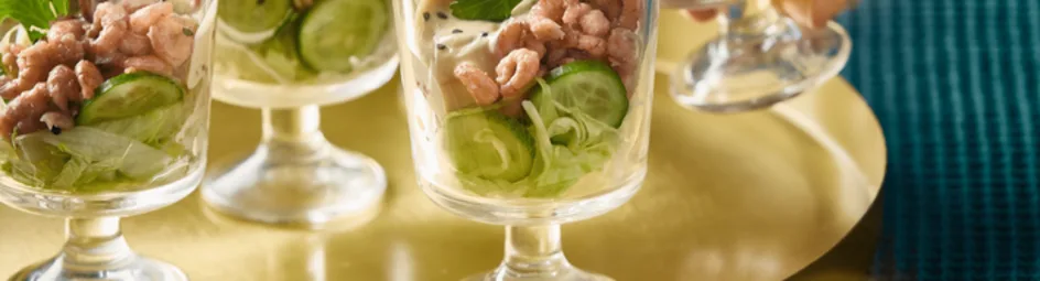 Garnalencocktail op Japanse wijze
