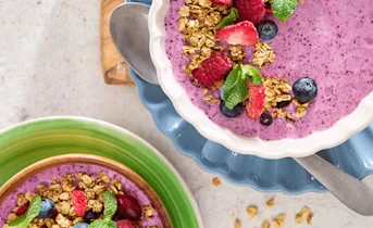 Rode smoothiebowl