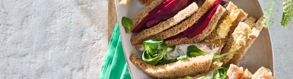 Kleurrijke sandwiches