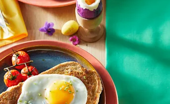 Tuna melt tosti met een eitje