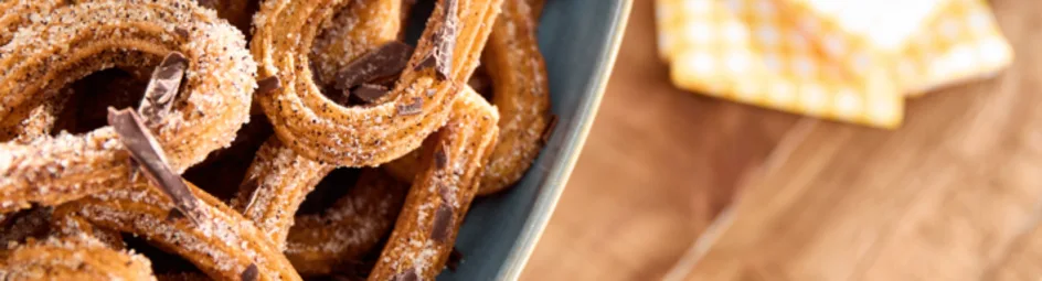 Churros met koffie-chocoladedip