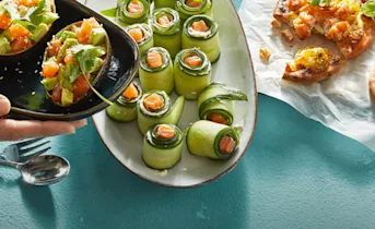 Zalmrolletjes