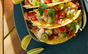 Taco's met kabeljauw