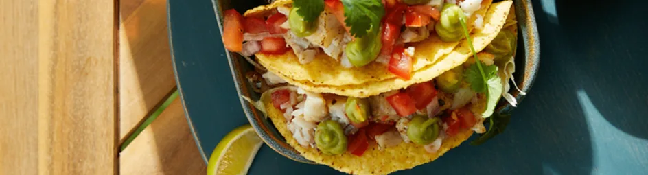 Taco's met kabeljauw