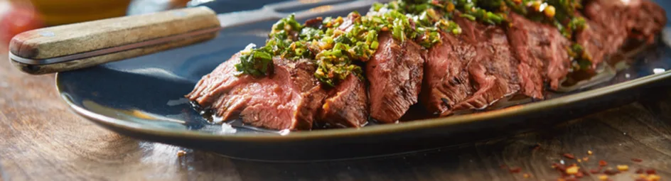 Bavette met chimichurri