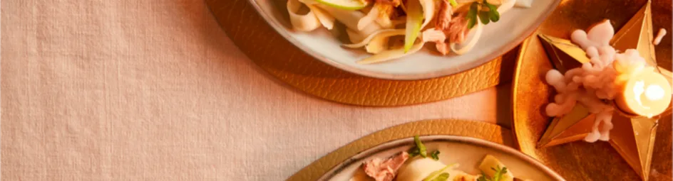 Carpaccio van pastinaak en tonijn