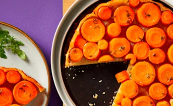 Tarte tatin met wortel