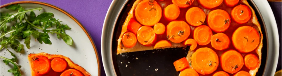 Tarte tatin met wortel