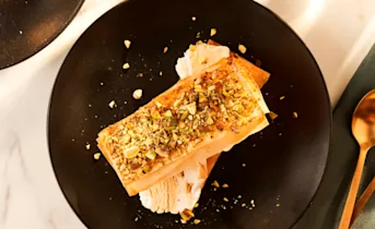 Baklava ice cream sandwich