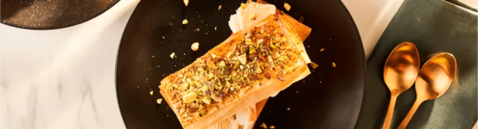 Baklava ice cream sandwich