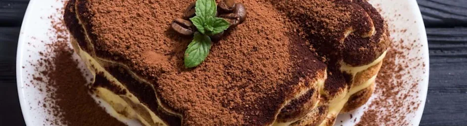 Hollandse Trifle van lange vingers en mascarpone