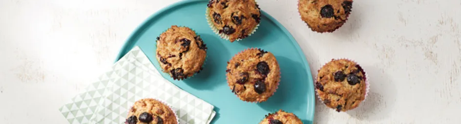 Blauwebessenmuffins