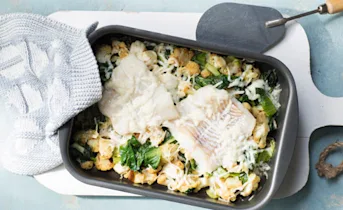 Ovenschotel met kabeljauw