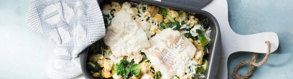 Ovenschotel met kabeljauw