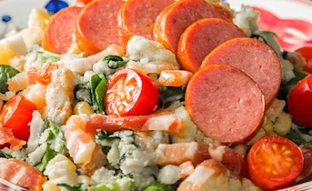 Verse spinaziestamppot met rookworst