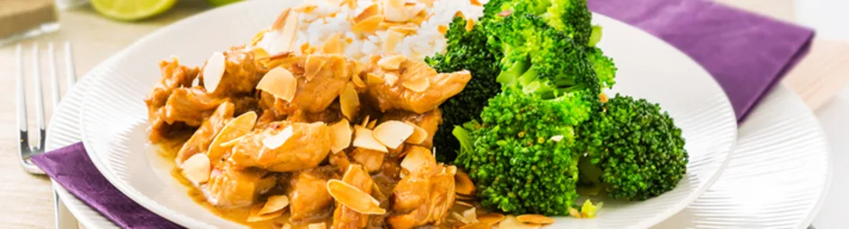 Kalkoenfilet in kokos limoensaus