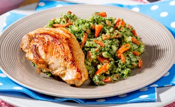 Hamlappen met mediterrane stamppot