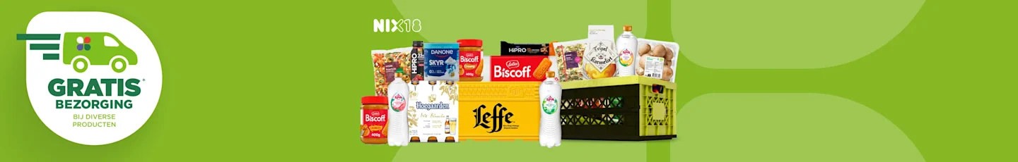 Gratis bezorging op verschillende producten