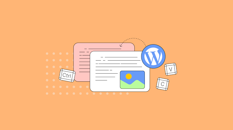 Copy and paste represented in the editor with the keyboard keys.