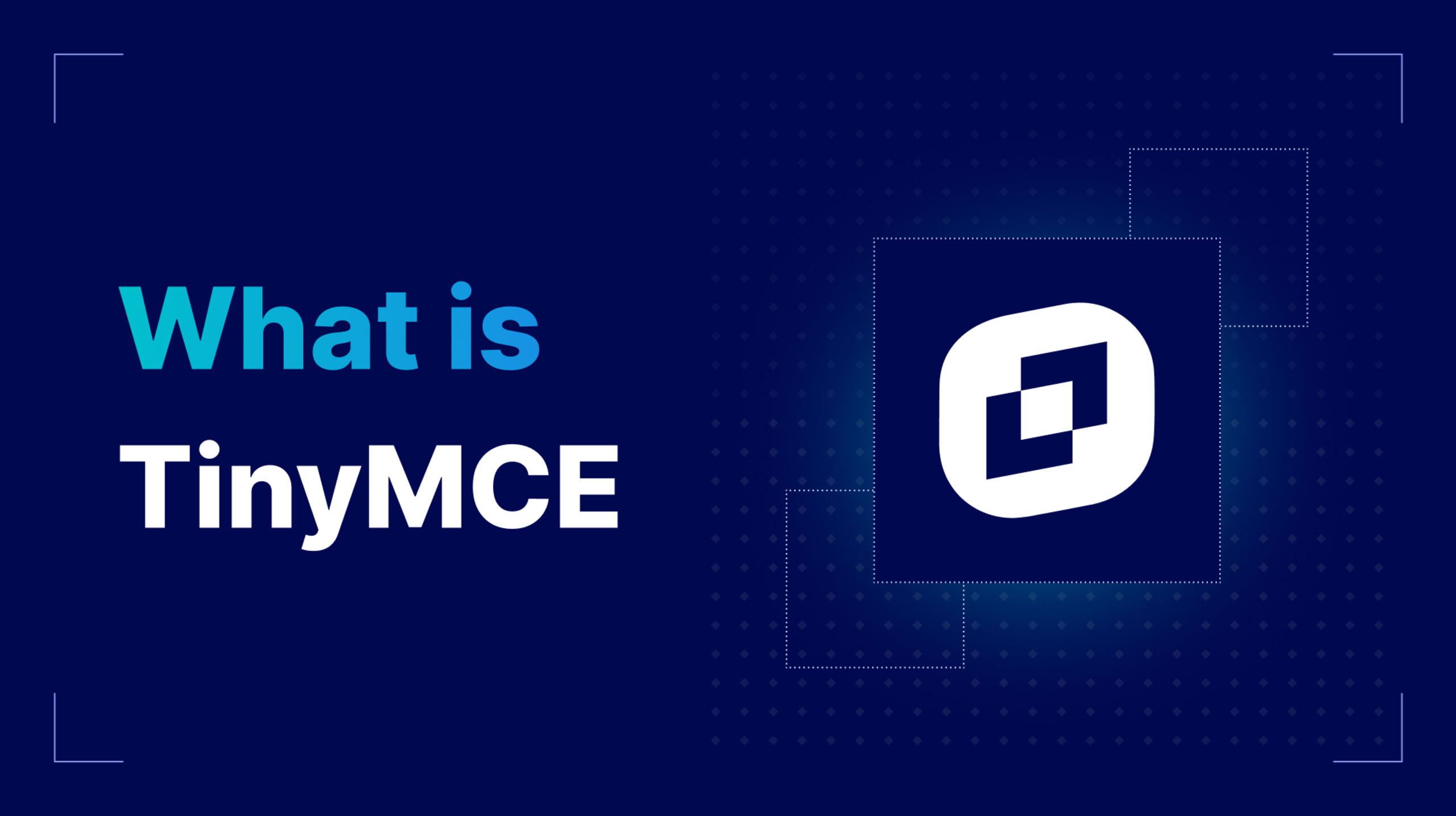 What is TinyMCE?