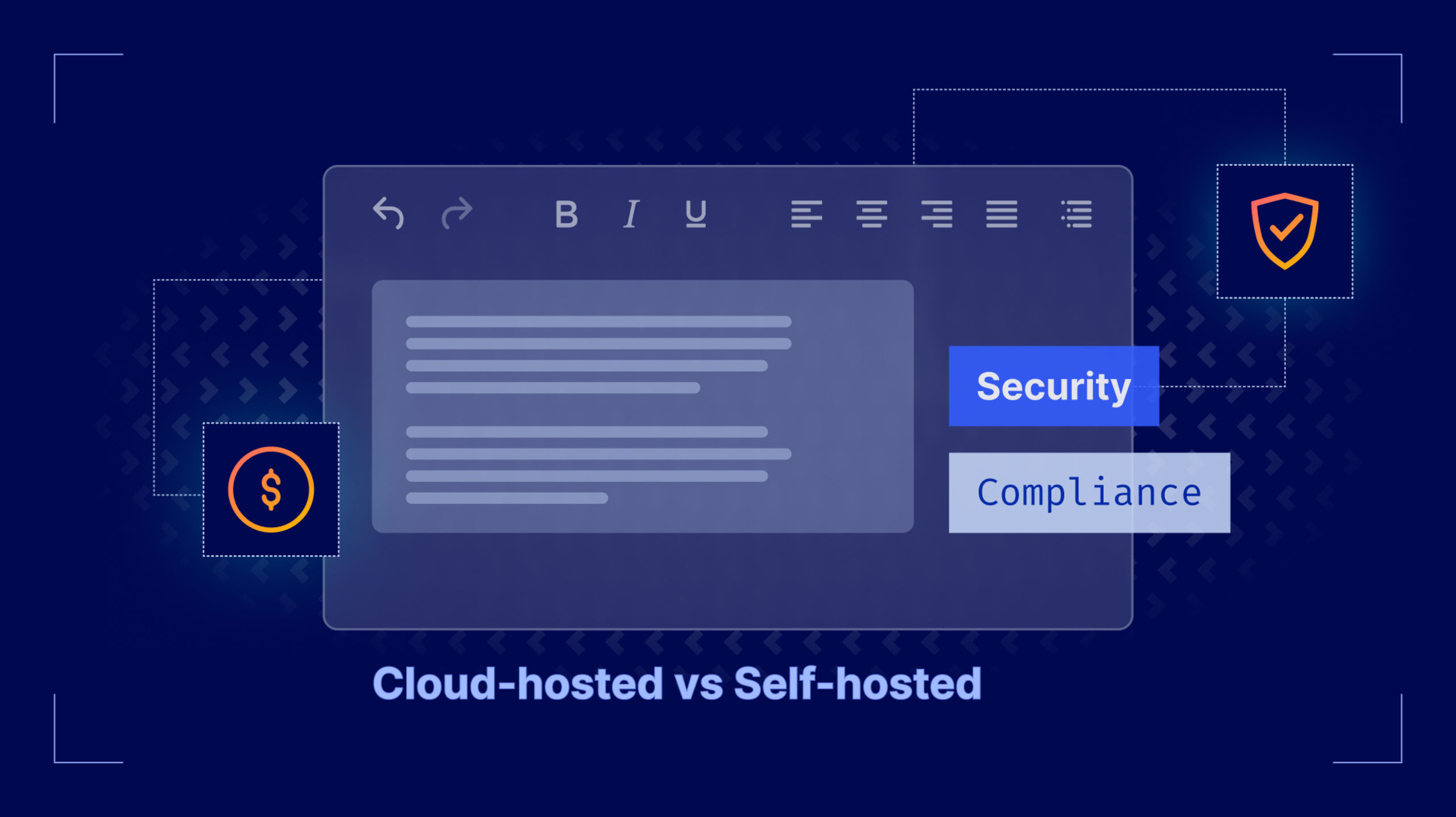Choosing between a self-hosted and cloud hosted rich text editor