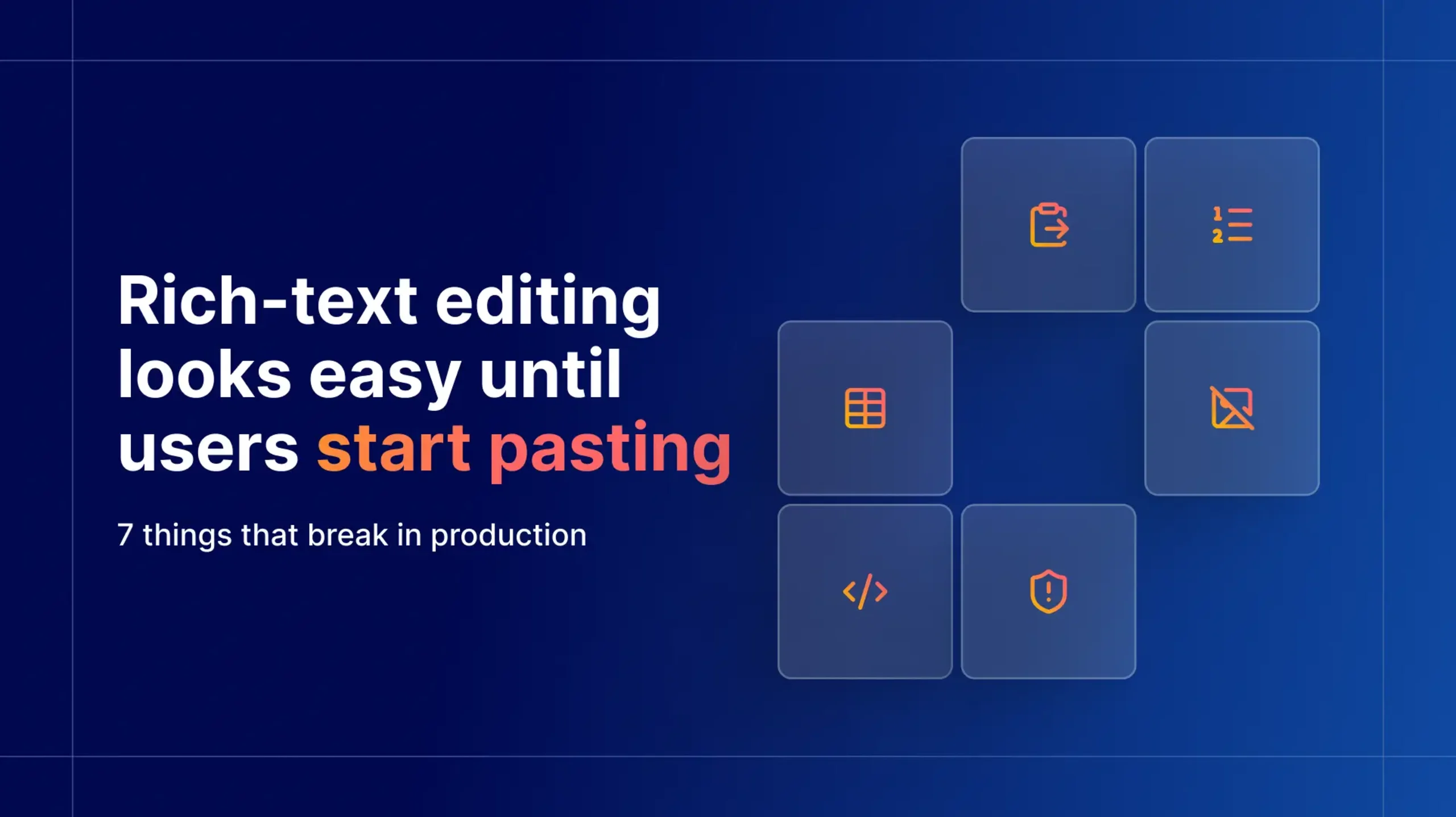 Rich text editing looks easy article header