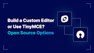 Build a Custom Editor or Use TinyMCE? Open Source Options