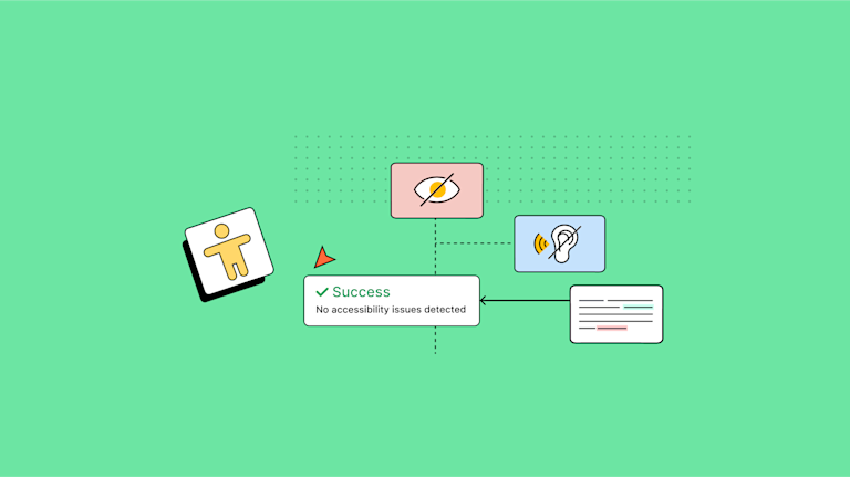 symbols representing a direct decision tree, depicting the ease brought by accessibility checking automation