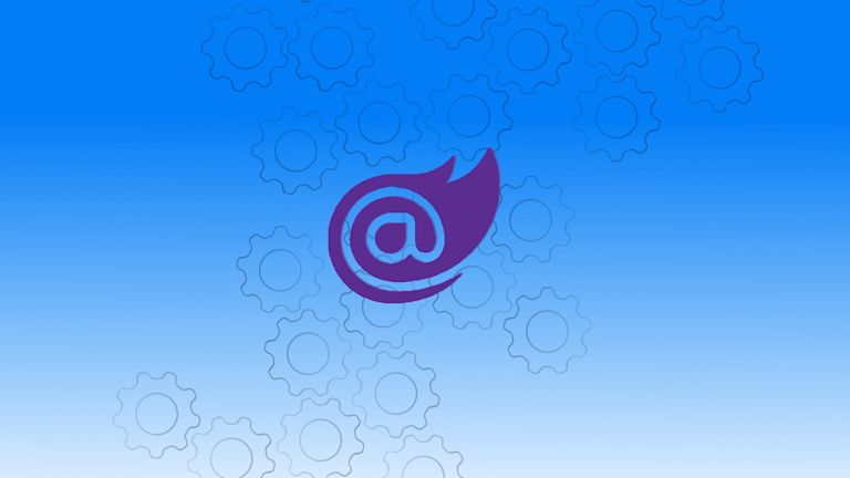 Blazor rich text editor integration with the Blazor logo