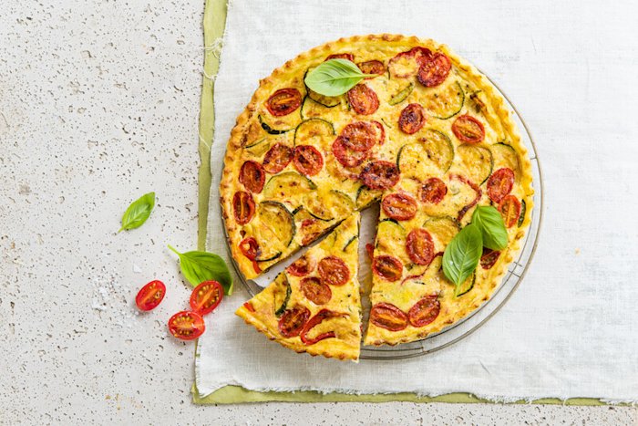 Délicieuse quiche Méditerranéenne