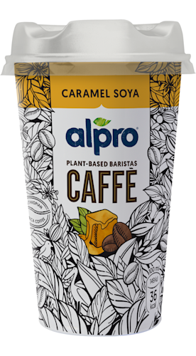 Alpro káva ze sójového nápoje s karamelem