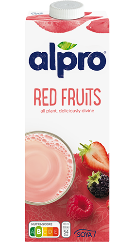 Bebida de Soja Frutos Vermelhos