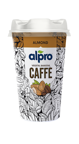 Alpro káva z mandlového nápoje