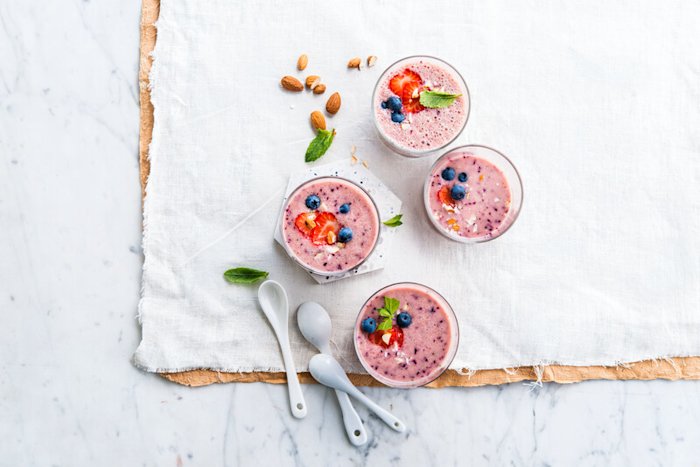 Pink Almond Sweetheart Smoothie