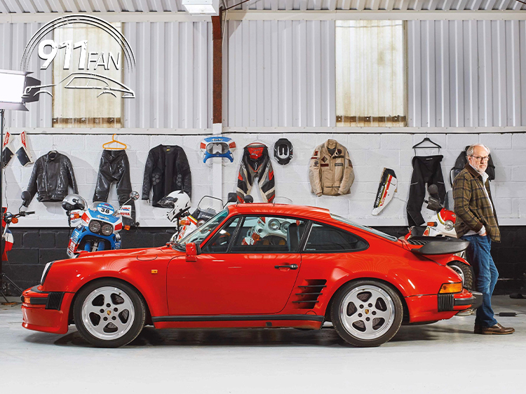 Harry Metcalfe with his Guards Red 930 Turbo S