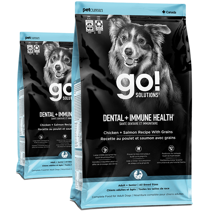 Go! Solutions Dental + Immune Health Chicken + Salmon Recipe for dogs