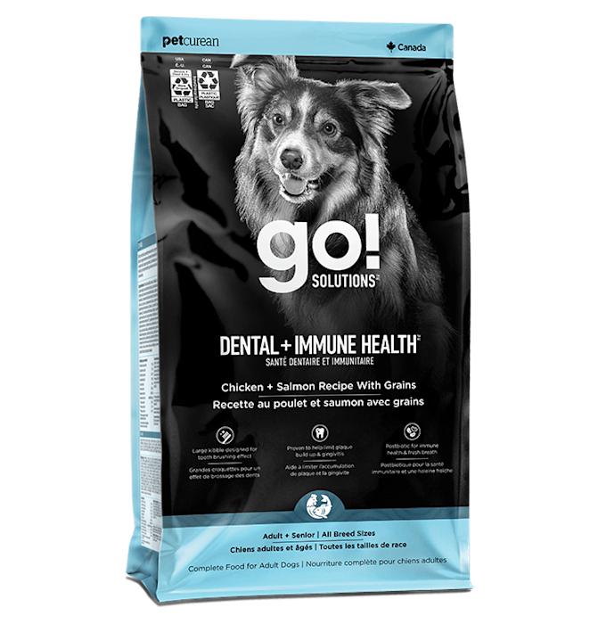 Go! Solutions Dental + Immune Health Chicken + Salmon Recipe for dogs