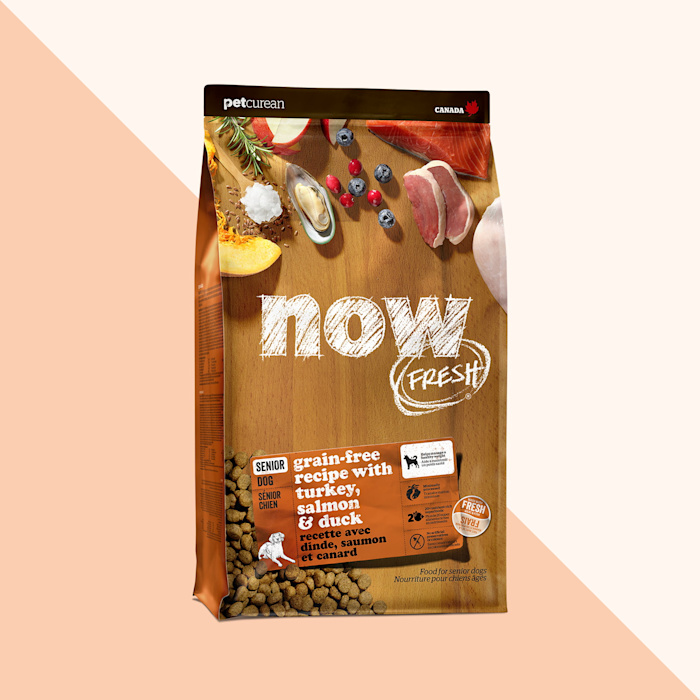 Now Fresh Grain-Free Recipe with Turkey, Salmon & Duck dry food for senior dogs