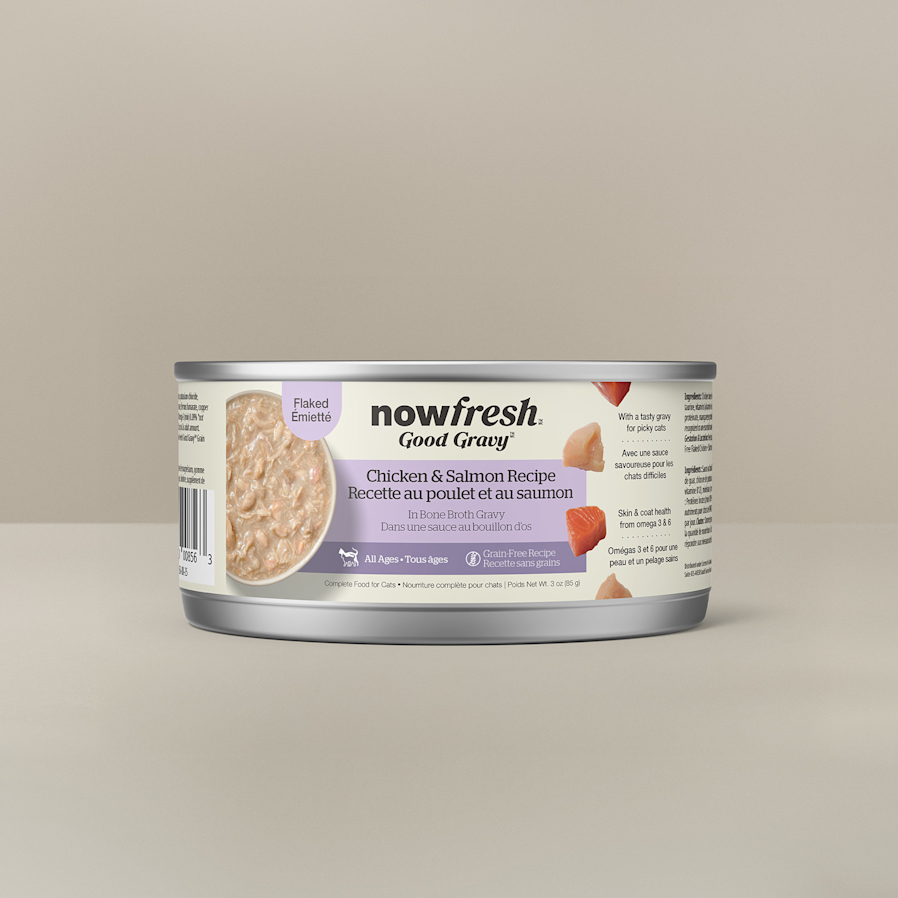 Now Fresh Good Gravy Chicken & Salmon Recipe wet food for cats