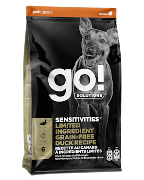 Go! Solutions Sensitivities Limited Ingredient Grain-Free Duck Recipe for Dogs