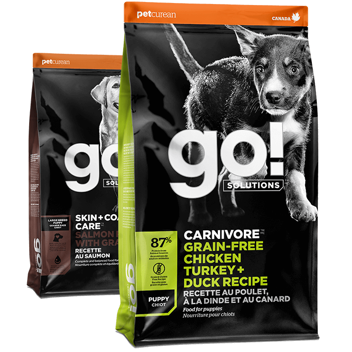 Go! Solutions kibble recipes for puppies
