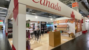 Petcurean booth in Canada pavilion at Interzoo trade show