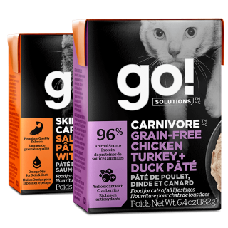 GO! SOLUTIONS wet food Tetra Paks for cats