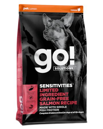 Go! Solutions Sensitivities מתכון סלמון ללא דגנים עם רכיבים מוגבלים