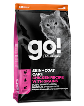 Go! Solutions Skin + Coat Care Chicken Recipe with Grains for Cats