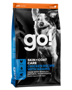 GO! SOLUTIONS SKIN + COAT CARE Chicken Recipe with Grains for Dogs