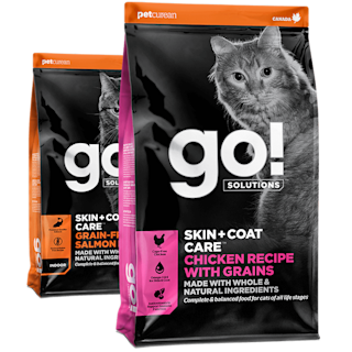 Go! Solutions Skin + Coat Care dry food recipes for cats